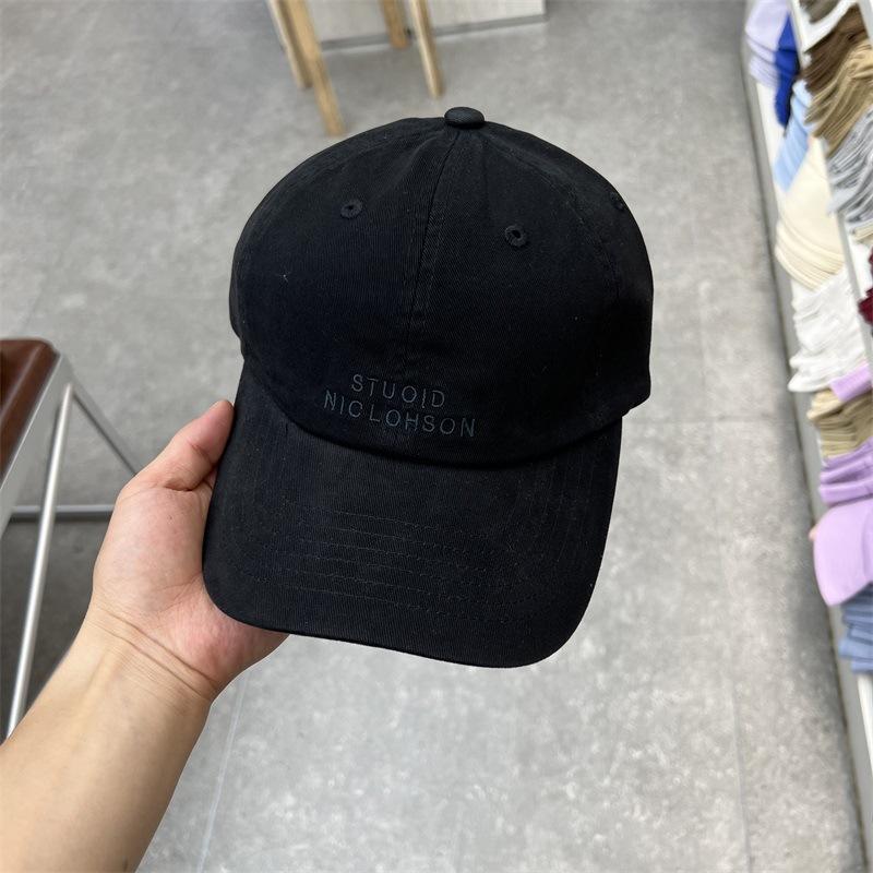 Peaked Cap Unisex New Spring and Autumn Summer Deep Top Showing Face Small Sunscreen Sunshade Wide Brim Baseball Hat