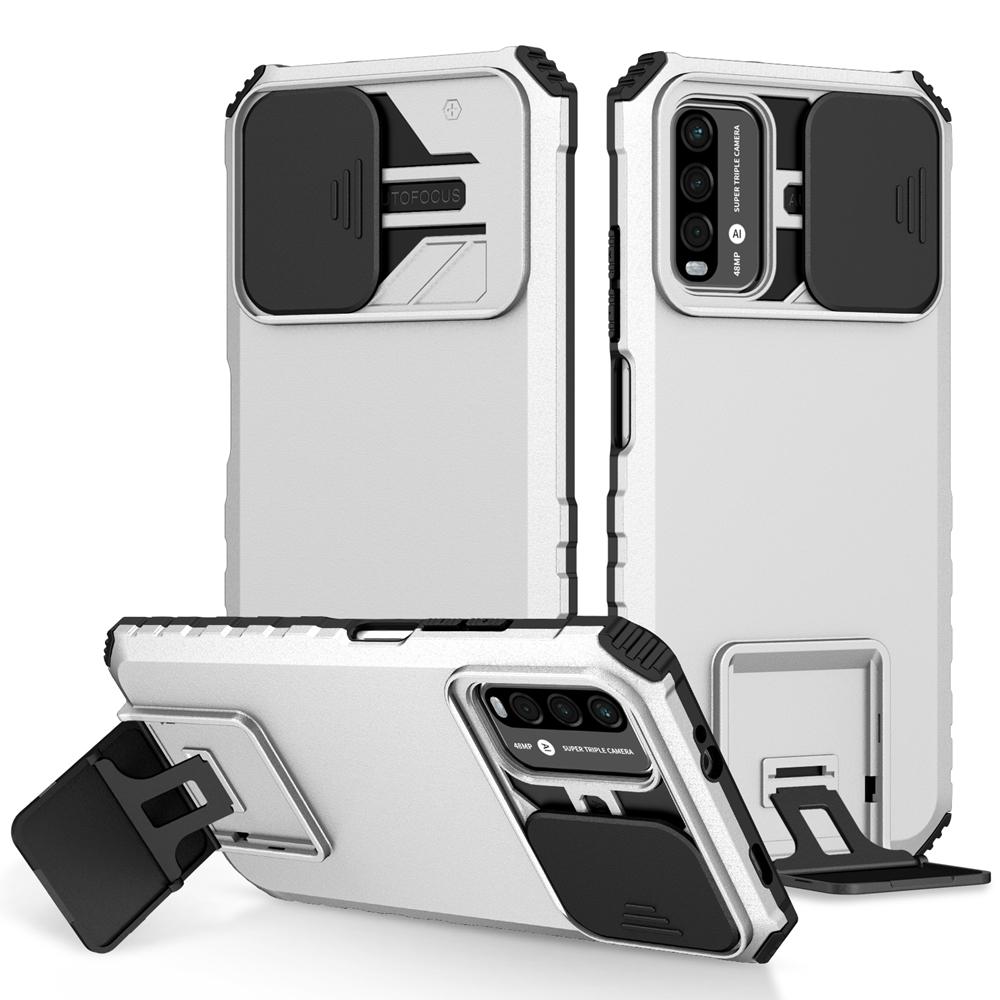 

Slide Camera Armor Phone Case for Xiaomi 11T 11 Lite POCO X3 NFC M3 M4 X4 X5 X6 Pro C40 4G 5G NE Plastic Holder Hard Cover POCO X5