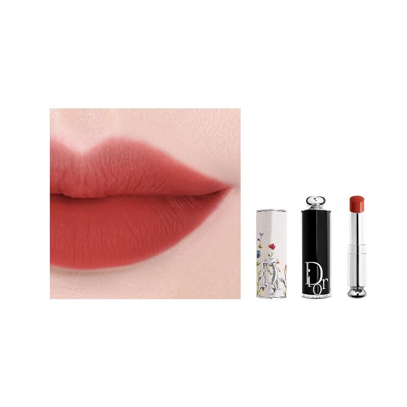 DIOR Thousand Flower Glazed Edition Glamor Lipstick Lipstick Water Gloss Clear and Easy to Color Moisturizing красный