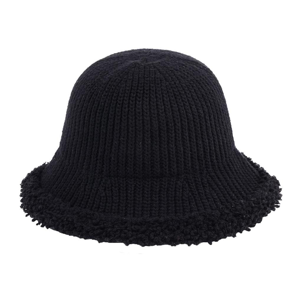 Casual Cashmere Basin Cap Bucket Hat 
