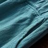 Spring Summer Cotton Linen Style Bloomers Wide Leg Pants Women Vintage Full Length Elegent Pants Solid Elasitic Waist