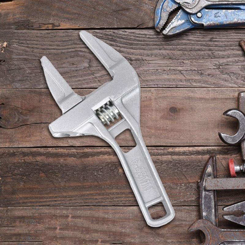 6-68mm Adjustable Wrench Multifunctional Double Use Large Open End Wrench Household Open Bathroom Pipe Adjustable