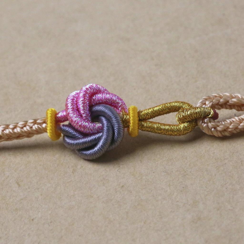 Tibetan Handmade Eight-Strand Braided Adjustable Necklace with Jade Pendant