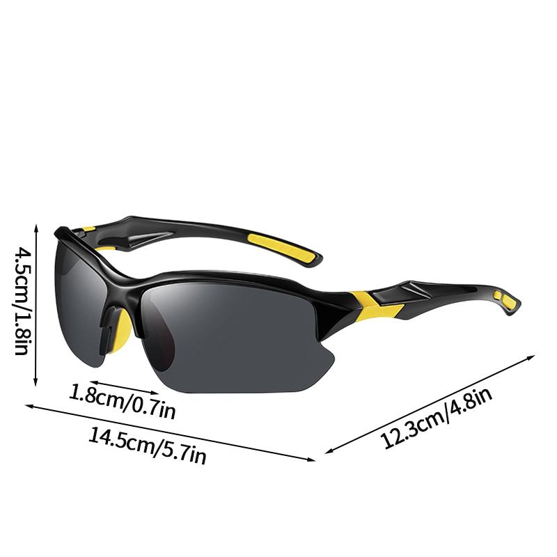 1pc Outdoor Polarized Sunglasses UV Protection Eyewear Sports Glasses for Men Women Running Fishing Driving Hiking Sunglasses