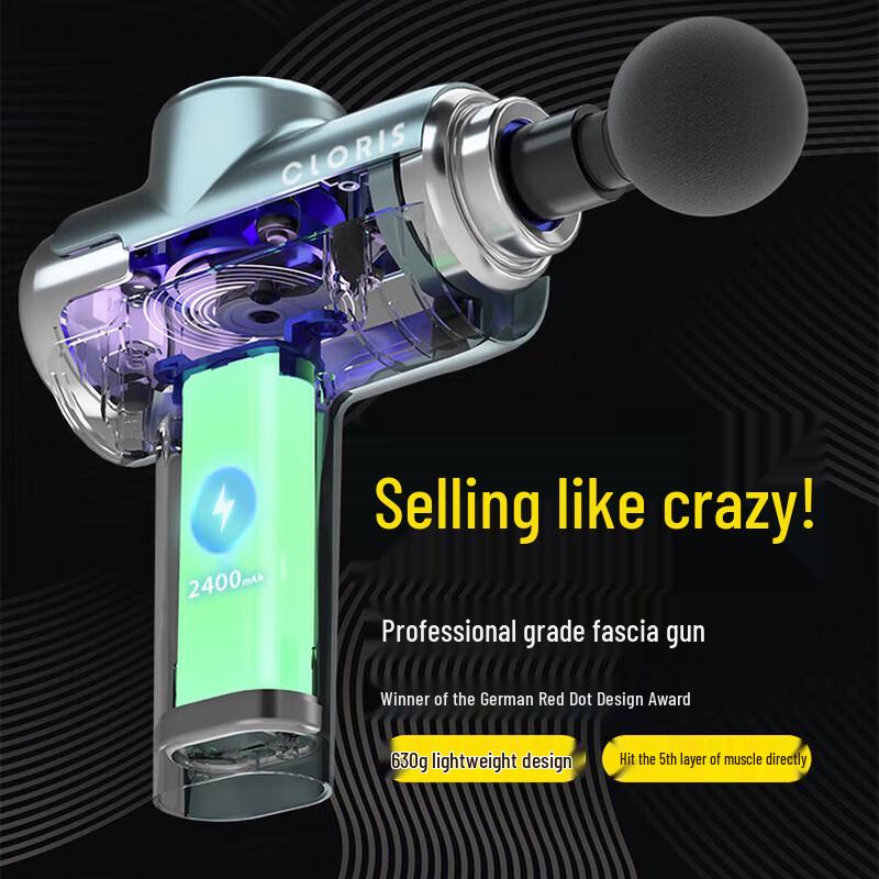 CLORIS Impact Fascia Massage Gun CN plug (adapter included)