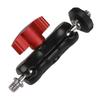 Ballhead Clamp Clip W/ 1/4inch -20 Thread Ball Mount Clamp Ball Head Magic Arm Clamp for GoPro DSLR Camera Monitor LED Light Mic