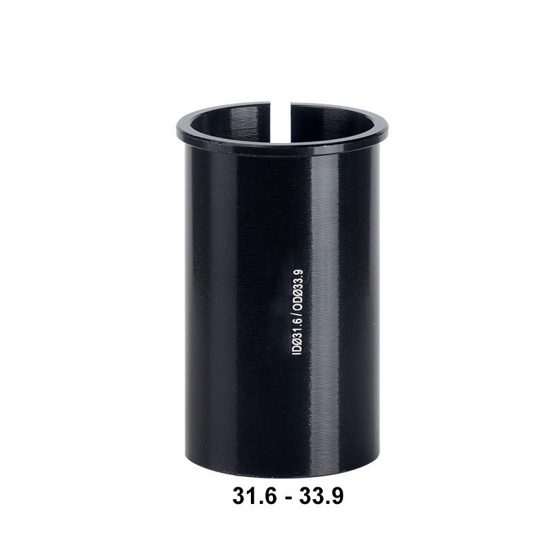 Seat post tube Black Bicycle Bike Cycling Shim Sleeve Reducer Converter
