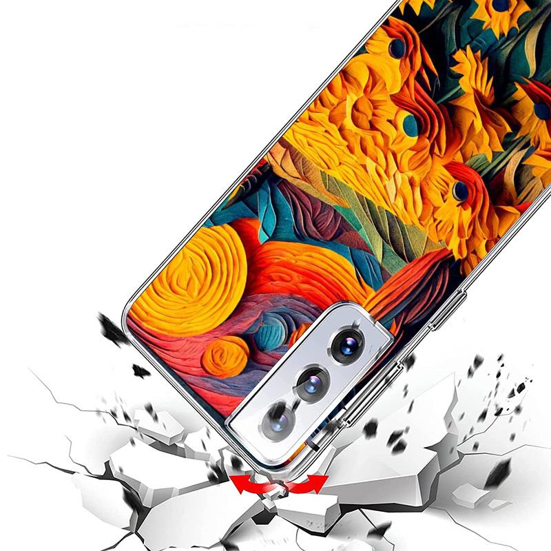 Natürliche Bäume in Bergketten Phnoe Hülle für Samsung Galaxy S26 S25 Edge S23 S24 Ultra S22 Plus S21 S20 FE Einzigartige Hülle Weich