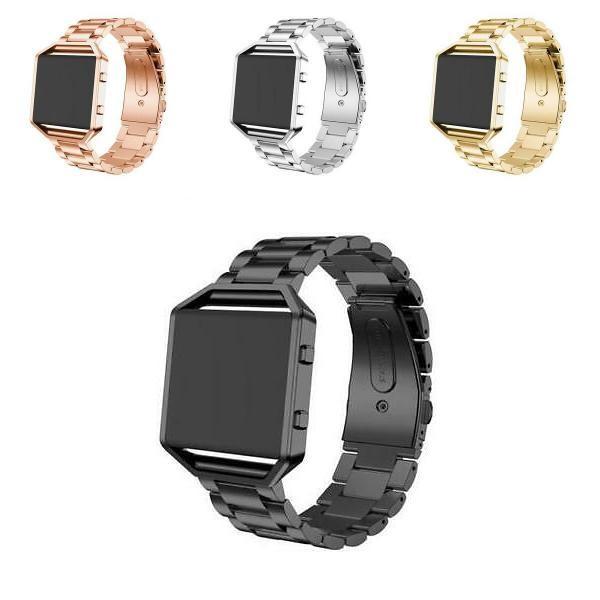 Elegant Stainless Steel Band For Fitbit Blaze With Durable Mesh Design And Interlock Clasp