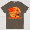 Red Five Standing Dy Unisex 100% Cotton Summer Casual Cool Loose T-Shirt
