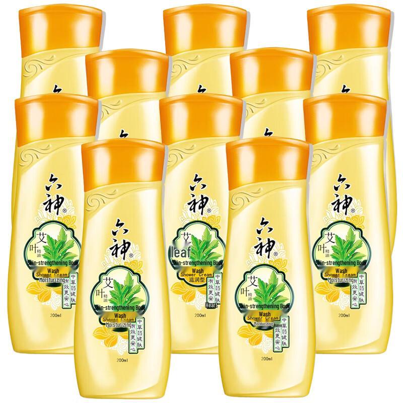 Liu Shen Moisturizing Mugwort Shower Gel (10 x 200ml)