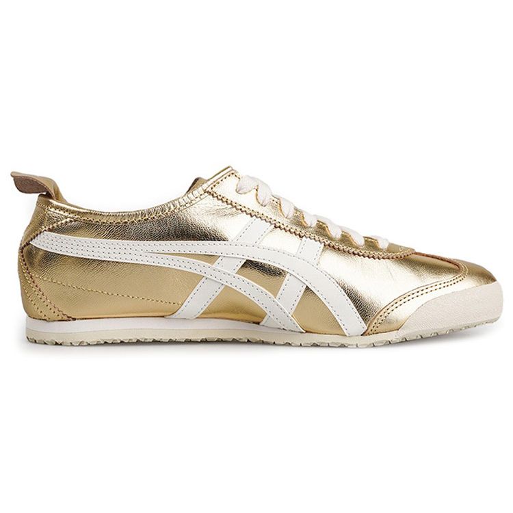 ONITSUKA TIGER Mexico 66 Gold White Unisex Sneakers THL7C2-9401
