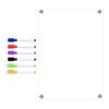 Acrylic Magnetic Memo Board Dry Erase Refrigerator Notepad with Strong Magnets Scratch-Resistant Planning Calendar for Kitchen Office