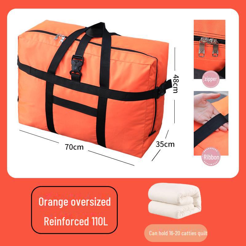 Large Capacity Travel Luggage Bag, 158L - Ideal for Study Abroad, Checked Luggage, Moving, and Storage