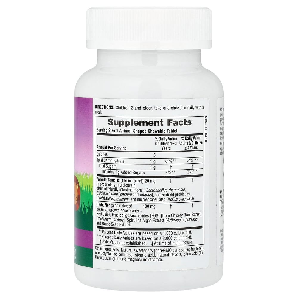 Nature's Way Ultra Extra Strength Chocolate Flavor 75mg Chewable, 90 Tablets