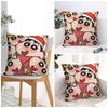 Crayon Shin-Chans Pillow Case Funny Pillow Cover Soft Graphic Cushion Cover Pillowcases For Sofa Home Decoration