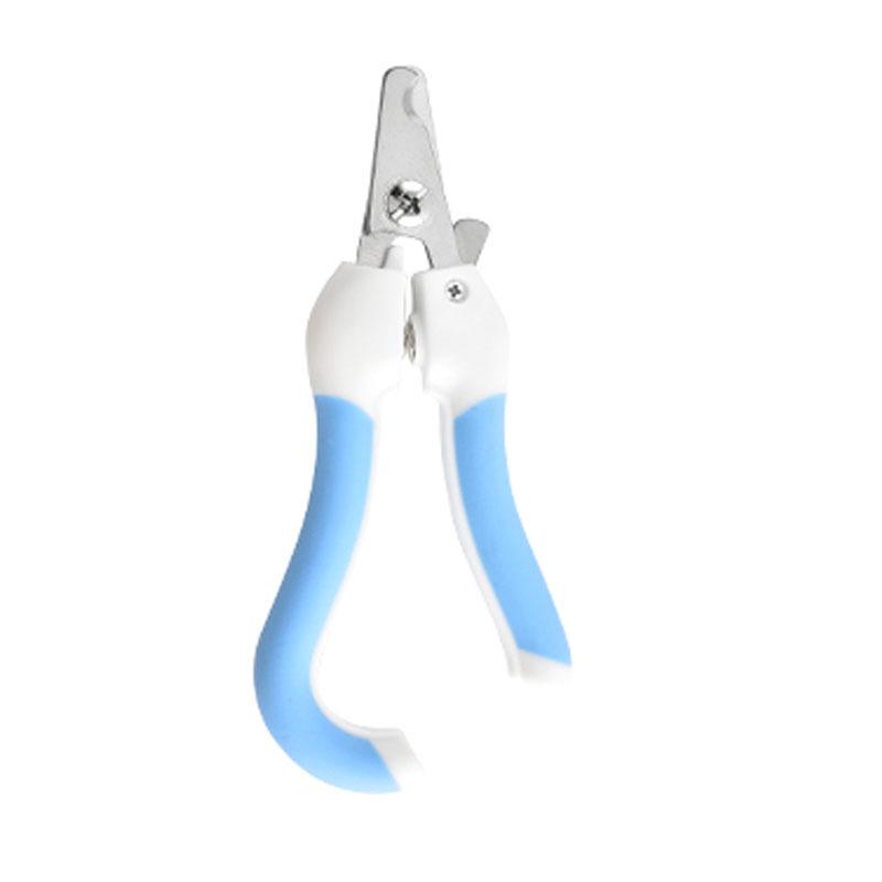 Pet Nail Clippers with Safety Guard and Bent Handle for Cats & Dogs