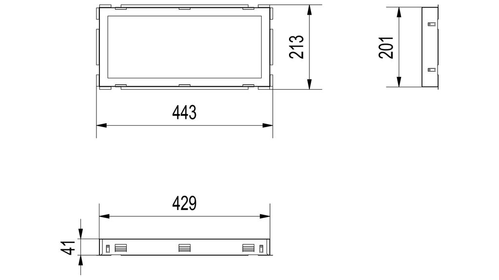 Kapsa na mřížku WIND 22x45