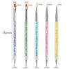 5Pcs Nails Art Dotting Pen Nails Brushes For Nails Art Accessories Tools Kits Nail Supplies For Professionals Manicure Set