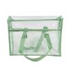 PVC Self Stick File Bag Large Capacity Waterproof Expandable Document Folder Transparent Handheld Portable Storage Organizer For Office School Home