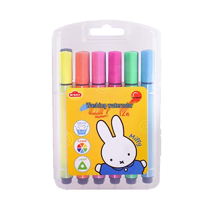 

M&G Miffy 12-Color Triangular Washable Watercolor Pens