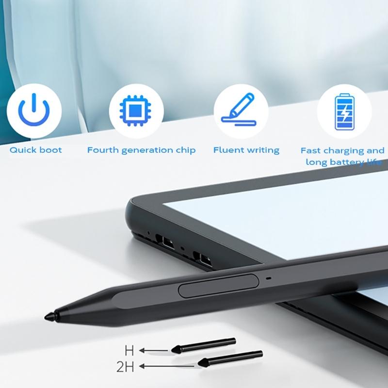 Magnetic Styluses Pen Compatible for Go/Laptop/Book Featuring 1024Pressure Levels Replaceable Nibs