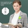 Egg-Shaped Easter Tag Holder Cute Card Clips Retractable Badge Reel Clips for Key Ring ID Card Name Keychain Rotating Buckle