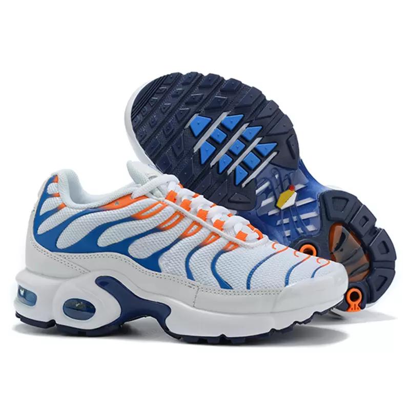 Orange Tn Garcon Nike Air Max Plus TN Black Volt Hyper Crimson