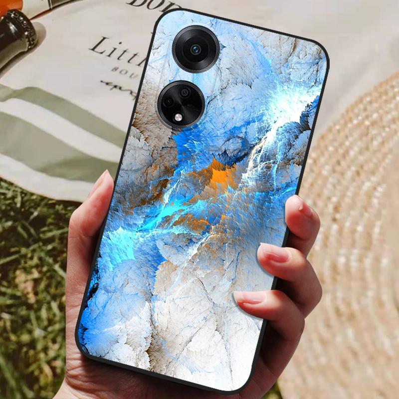 

Чехол для Oppo A98 5G A 98 Черный Силиконовый Покрашенный Мягкий Черный Чехол для Oppo A98 2023 Funda OPPOA98 CPH2529 Coque Защитный ТПУ Oppo A98 5G