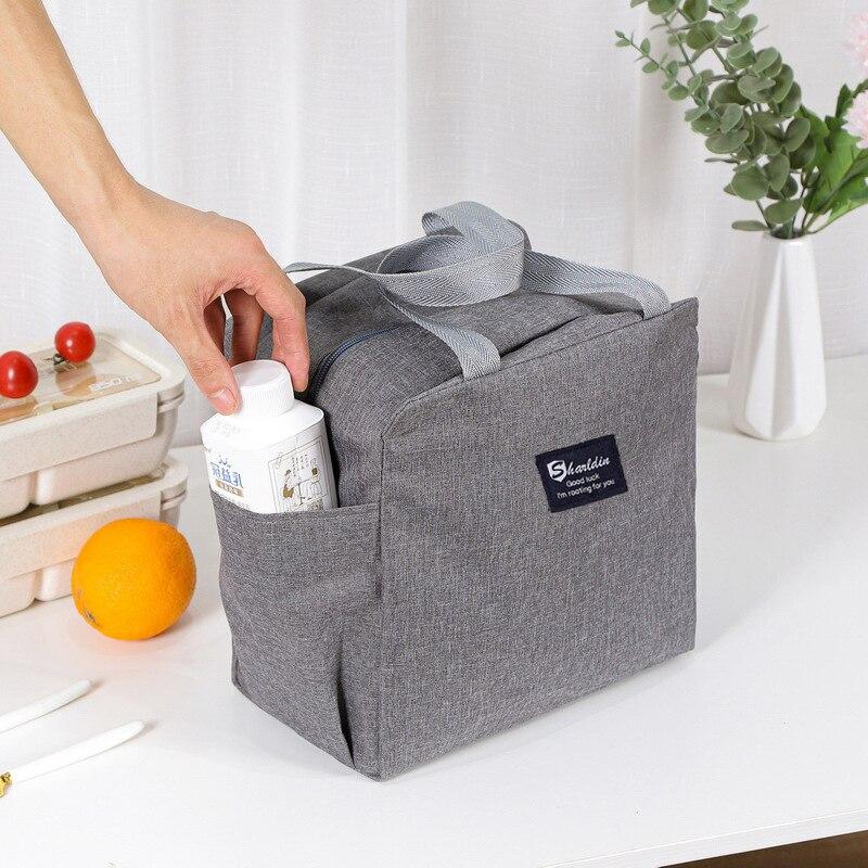 Large Capacity Cooler Bag Oxford Portable Zipper Thermal Lunch Bags Insulated Freezer Bag Camping Picnic Bag