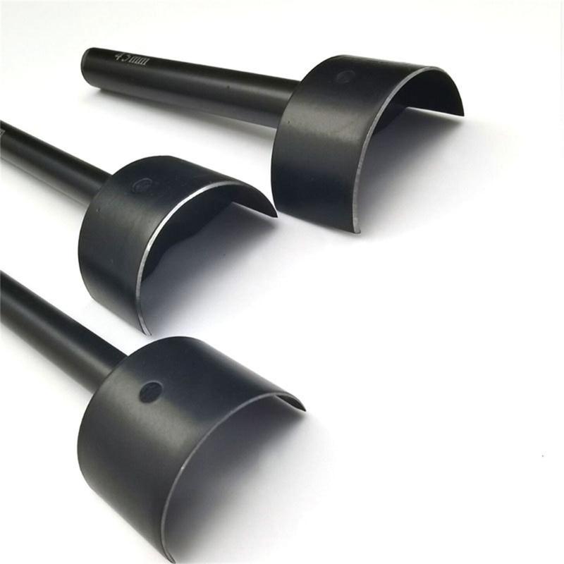 Leather Craft Half Round Cutter Half Round End Corner Cutting Puncher Tool Leather Craft Tool for Leather Belt Wallet