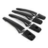 For Mitsubishi Lancer EVO 2002 2003 2004 2005 2006 2007 Car Carbon Fiber Style Exterior Door Handle Moulding Cover Trim Decor