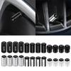 4Pcs Car Wheel Tire Valve Caps Air Stem Tyre Plug Accessories For Mini Cooper One S JCW F54 F55 F56 F57 F60 R55 R56 R57 R60 R61