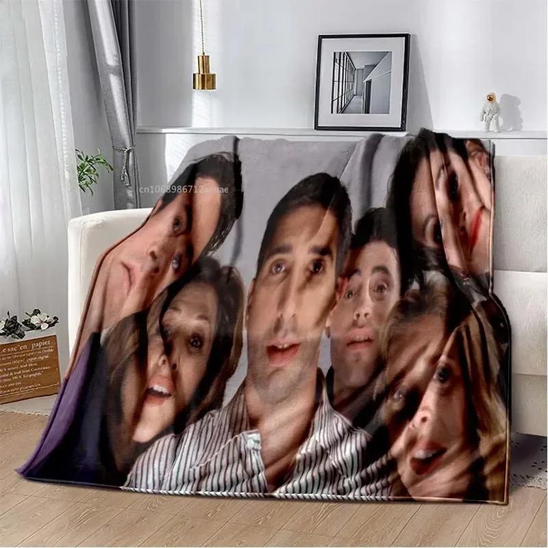 Friends Klassische TV-Serie Decke Charakter Muster Kollektion Flanelldecke Weiche Tagesdecke Sofa Wärmende Abdeckung Weihnachtsgeschenk