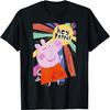 Peppa Pig Hey Peppa Colorful Sunshine Striking Pose Portrait Men Women T-Shirt