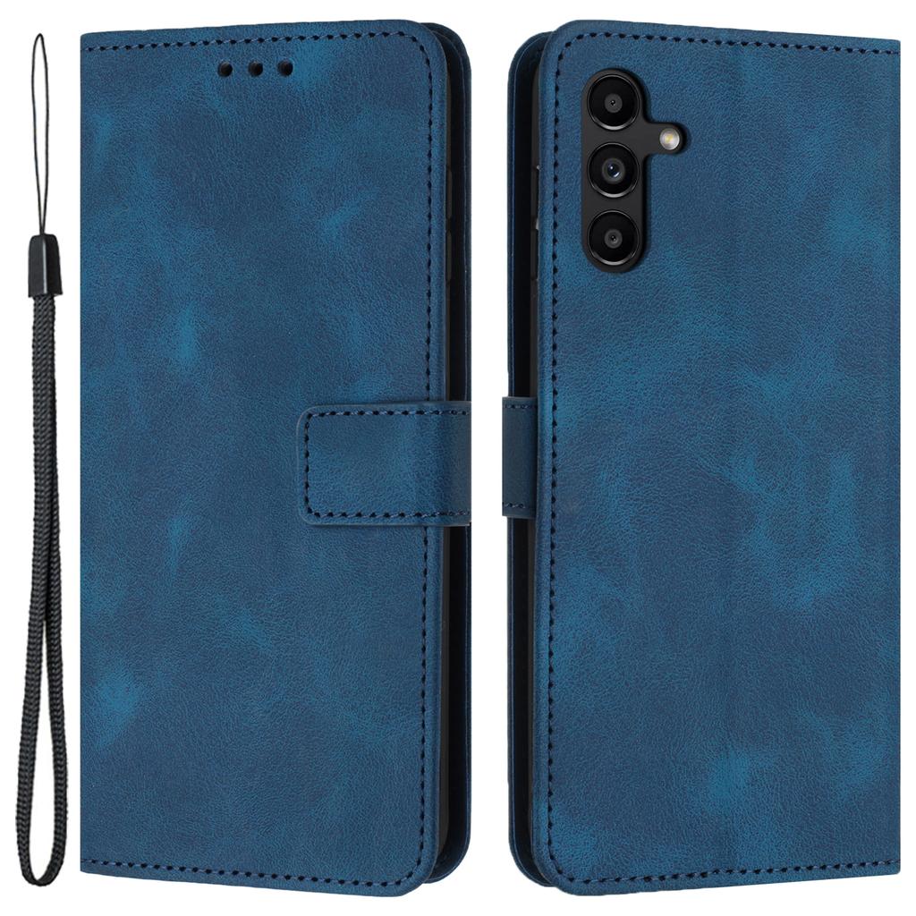 For Samsung Galaxy S25+/S24+ Mobile Phone Cover Skin-Touch PU Leather Anti-Scratch Stand Phone Case