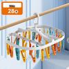 Foldable Multi-Clip Drying Rack for Clothes, Socks, and Underwear
