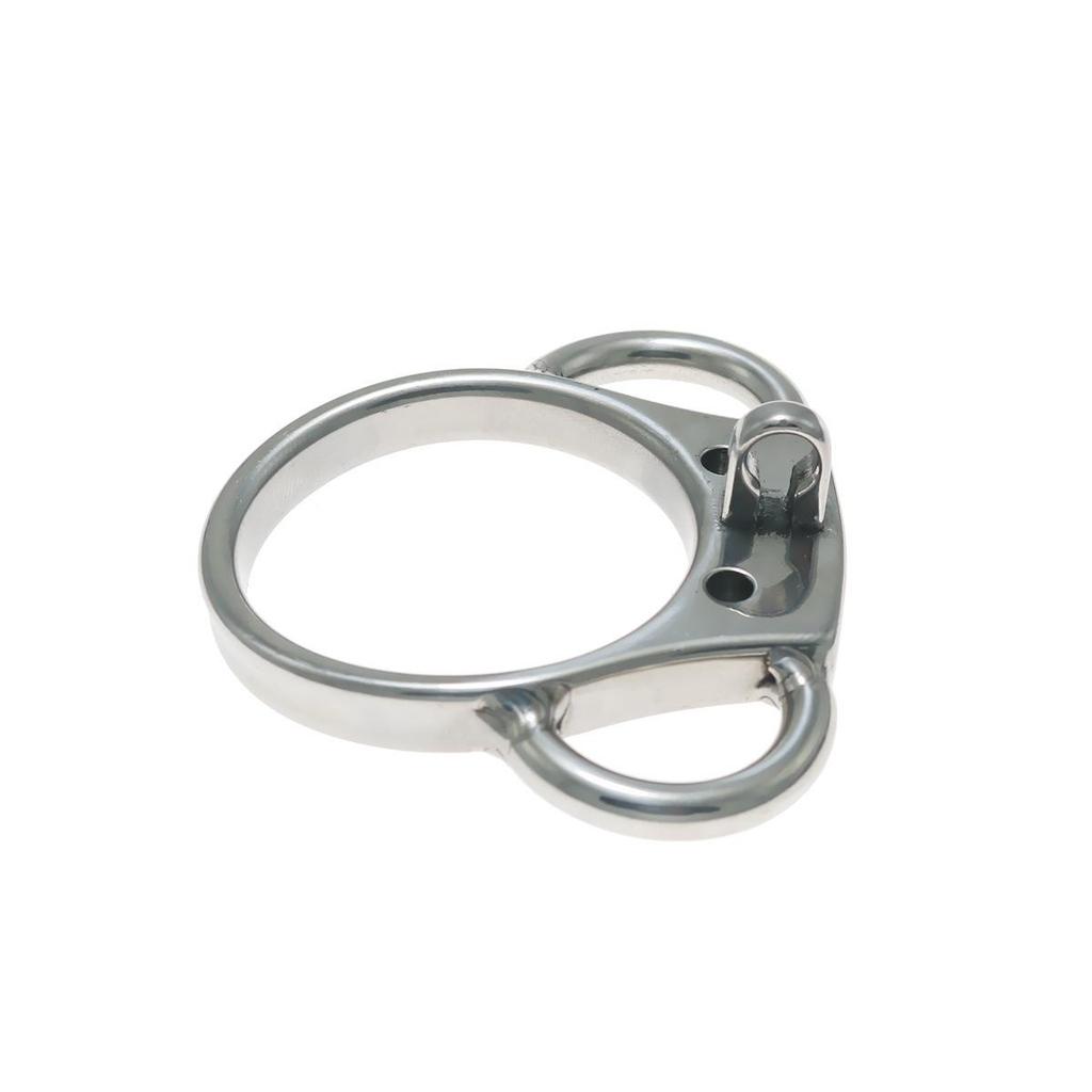 Waistband Chastity Lock - Stainless Steel Hollow Penis Cage