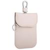 Fashion RFID Blocking Car Keys Case Anti-Theft Leather Key Protector Card Holder for Privacy Protection