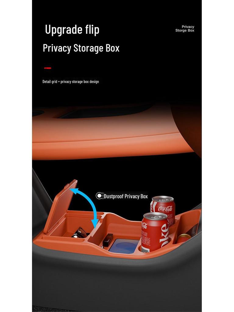 Multi-Functional Silicone Console Storage Box for Changan Qiyuan Q07 Interior
