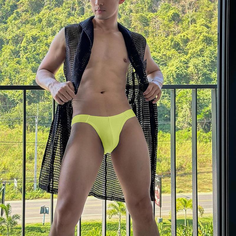 Men Erotic Clothing Cotton Sports Sexy Men Underwear Briefs Hollow Men's Panties Underpants Male Breathable Gays Men Briefs