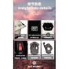 ORZ-S802 Motorcycle Helmet, DOT Men's and Women's Full Face Helmet, Personalized, Cool, All Season, Big Tail Wing Helmet