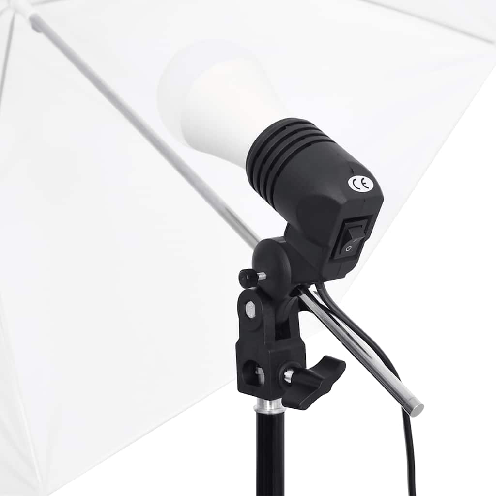 Vidaxl Photographic Studio Set With Lamps And Background