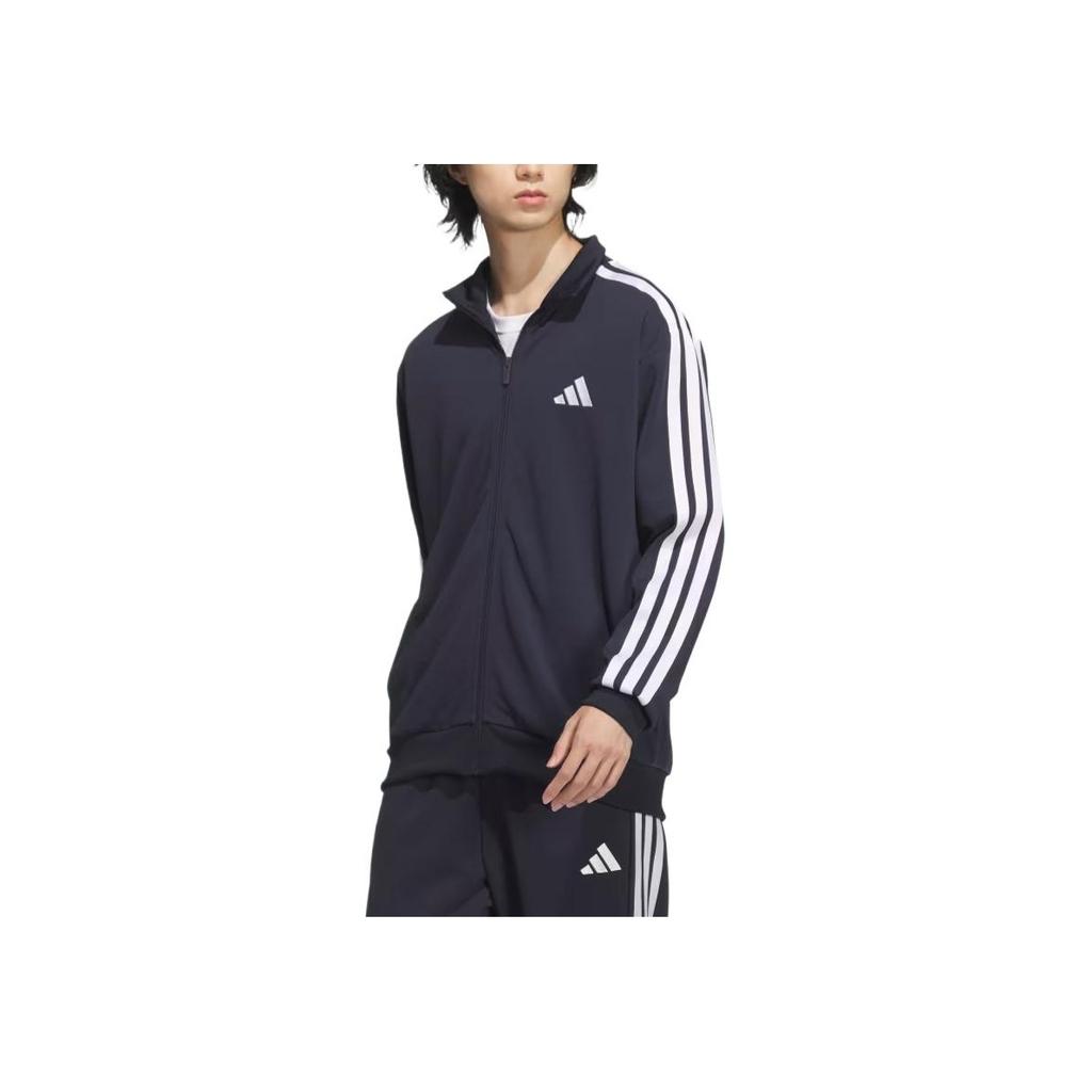 adidas Academy Striped Comfort Casual Hoodie Men Hoodies Legend-Ink JV6978