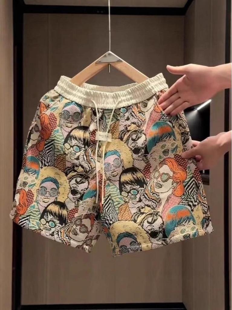 High-End Trendy Unisex Breathable Casual Shorts: Summer Fashion, Versatile and Loose Fit Sportswear