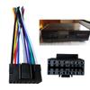 Car Stereo Radio 16 Pin Male Plug for Sony JVC Radio Music Player Cable Audio Player Adapter Wiring Harness Connector