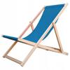 Wooden Sunbeds Manufacturer Beach Sunbed Blue
