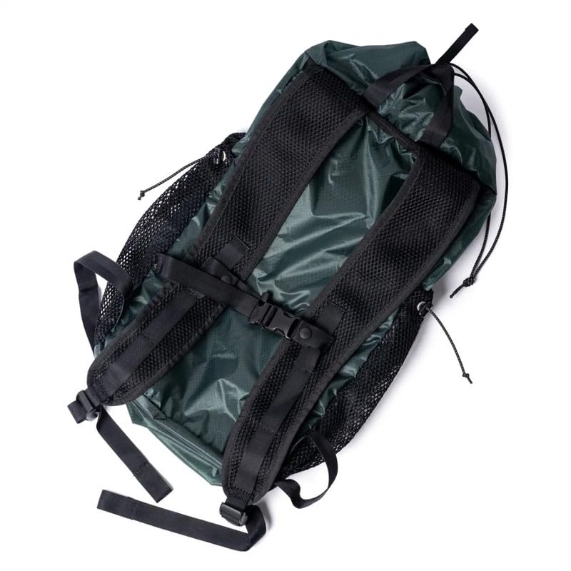 [Fairweather] Packable Pack Cordura Rip/Algae Green - Lightweight, Foldable Backpack, Daypack, Suitable for Cycling, Travel, Commuting, Hiking, Outdoo