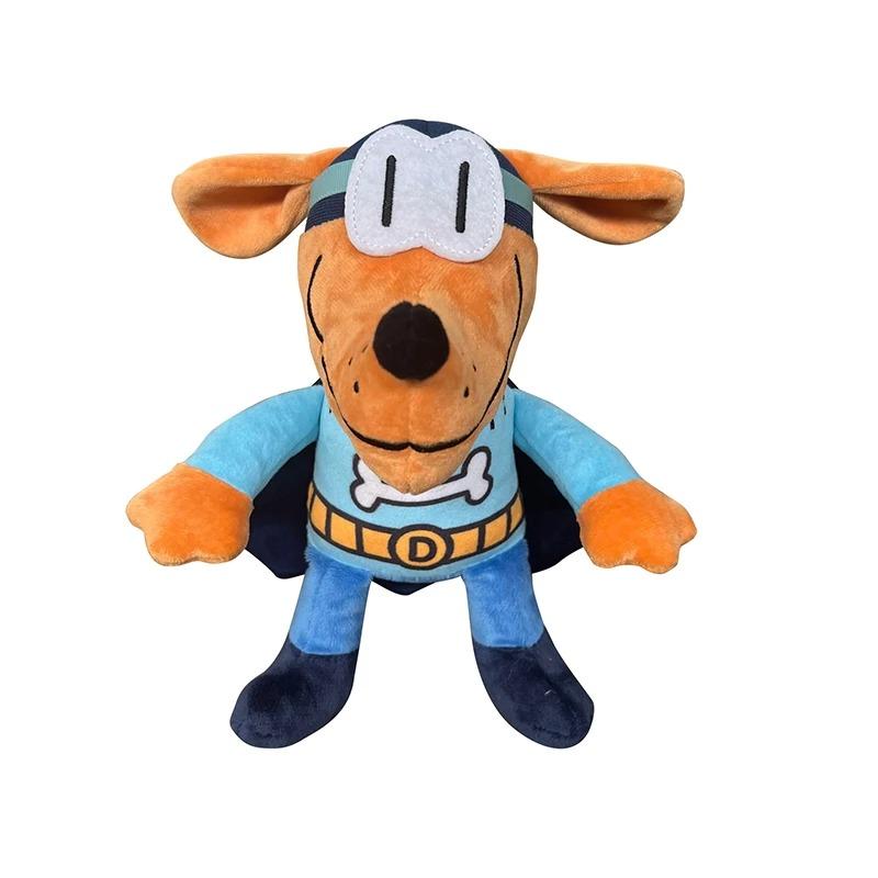 25cm Cute Dog Man Plush Toys Dogman Soft Stuffed Doll Cartoon Petey the Cat Puppy Chief Plushie Animals Figures Birthday Gifts