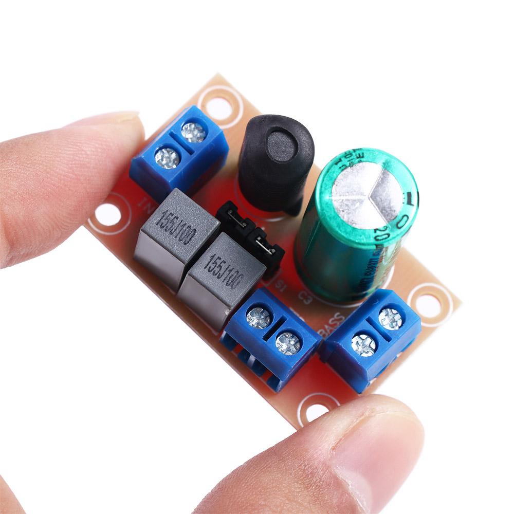 Stable Adjustable Treble Bass HiFi 2 Way Audio Frequency Divider Speaker Crossover Filter